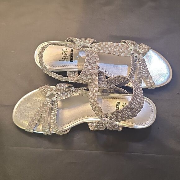 BRAND NEW IMPORT STRETCH REMEDY OPEN TOE MULTI-STRAP ESPADRILLE SANDAL - Picture 7 of 14